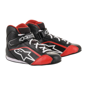 Alpinestars Tech-1 K Youth Shoes (Black/White/Red)