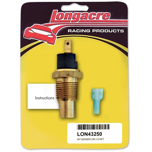 Longacre 230º Water Temp 1/2" NPT Sender 43250