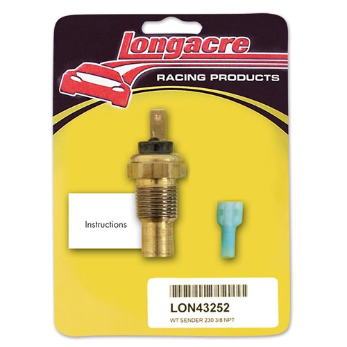 Longacre 230º Water Temp 3/8" NPT Sender 43252