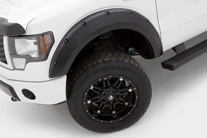 Lund RX312S Elite Series Rivet Style Smooth Fender Flares - 2009-14 Ford F-150
