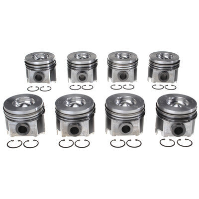 Clevite Piston Set w/Rings 224-3503WR.020 - Ford 6.0L Diesel 8pk 