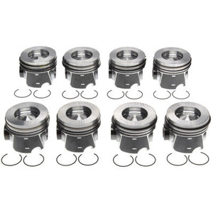 Clevite Piston Set w/Rings 224-3666WR-0.50MM - Ford 6.4L Diesel 8pk 