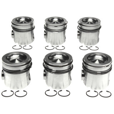 Clevite Piston Set w/Rings 224-3673WR.040 - Dodge 5.9L Cummins 6pk 