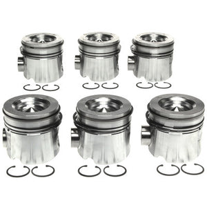 Clevite Piston Set w/Rings 224-3732WR - Dodge Cummins 6pk 