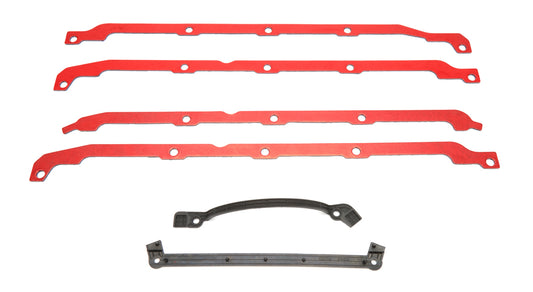 Clevite Oil Pan Gasket Set OS32512 - BBC Gen-4 Notched Side Rail