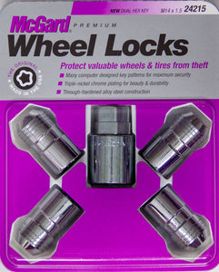 McGard Wheel Lock Set 14mmx1.5 Cone Seat (4pk) 24215