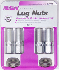 McGard Lug Nuts 1/2 X-Long Shank Race w/Center Washer (4pk) 63004