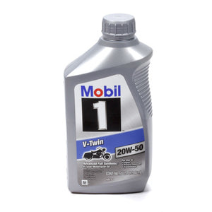 Mobil 1 20w50 V-Twin Synthetic Motorcycle Oil