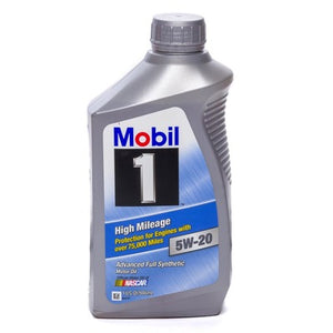 Mobil 1 5W20 High Mileage Oil Case of 6 (qt)