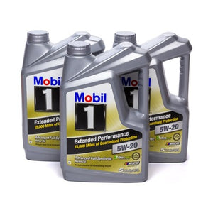 Mobil 1 5W20 EP Oil 5 Qt Bottle Case of 3 (5 qt jugs)