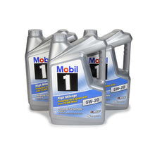 Mobil 1 5W20 High Mileage Oil 5 Qt Bottle Case of 3 (5 qt jugs)