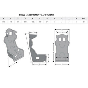 Momo Start Race Seat Dimensions