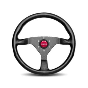 Momo Monte Carlo 320mm Steering Wheel - Red Horn Button