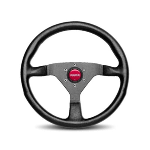 Momo Monte Carlo 350mm Steering Wheel with Red Horn Button