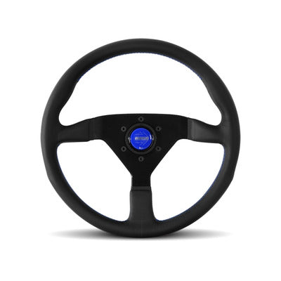 Momo Monte Carlo 350mm Steering Wheel - Blue