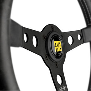 Momo Prototipo Heritage Steering Wheel - Black Spoke