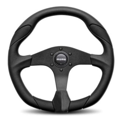 Momo Quark Steering Wheel - Black