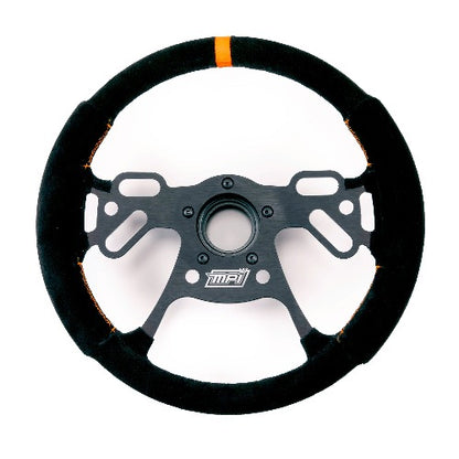 MPI Drag Steering Wheel - 13-inch Suede