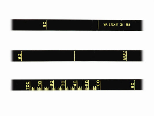 Mr. Gasket Ignition Timing Tape SBC 6-3/4" 1588