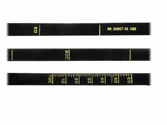 Mr. Gasket Ignition Timing Tape BB Mopar 7-1/4" 1593