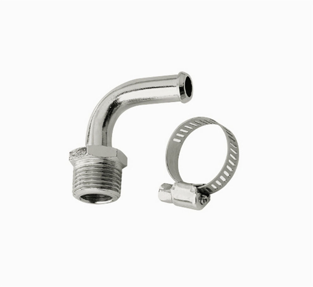 Mr. Gasket Fitting Adapter 90-Degree 3/8" NPT 2970G