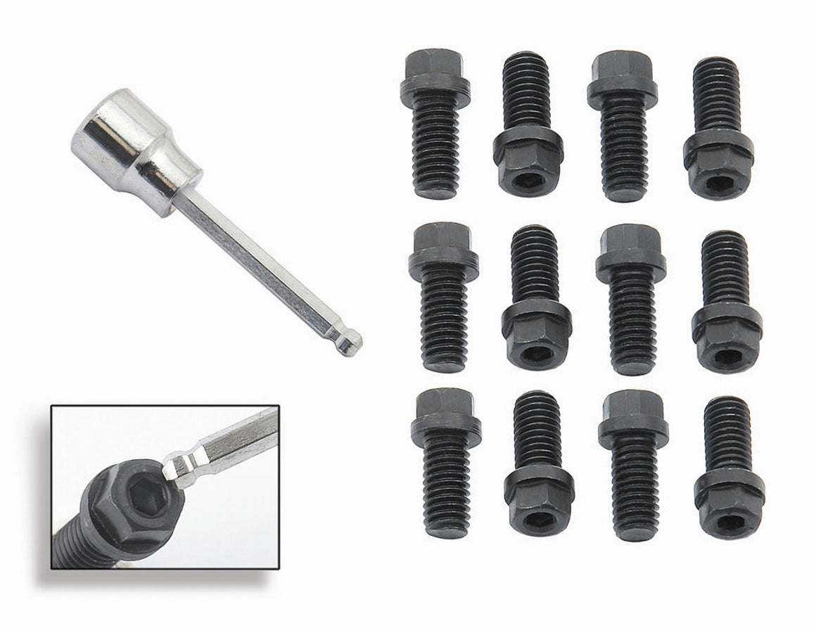 Mr. Gasket Header Bolts (12pk) 3420G
