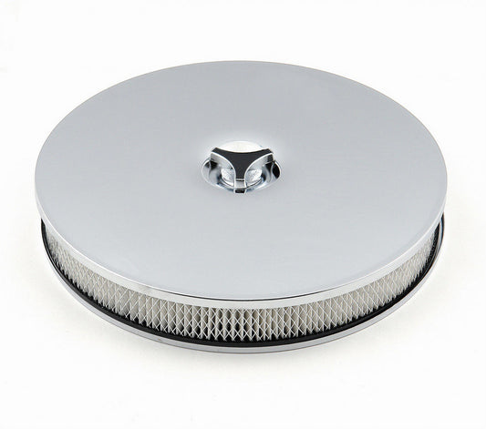 Mr. Gasket Low Rider Air Cleaner Assembly 14" Chrome 4339