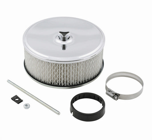Mr. Gasket Air Cleaner Assembly 6.5" Chrome 4350MRG