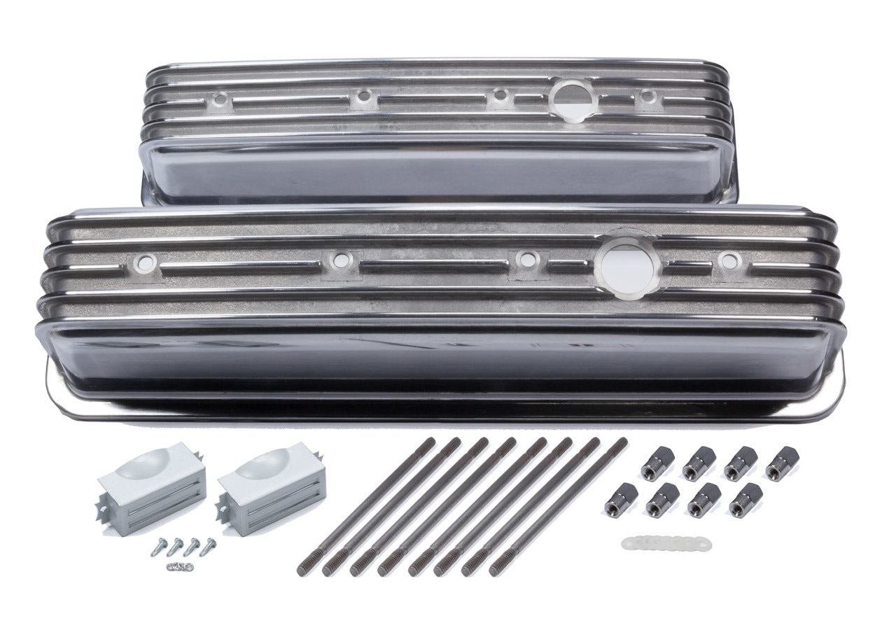 Mr. Gasket Valve Cover Set Finned Style SBC 6856G