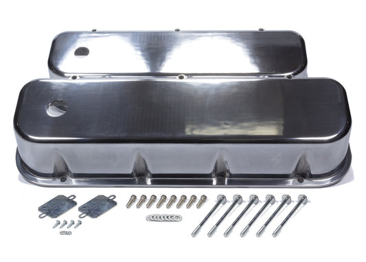 Mr. Gasket Valve Cover Set Tall w/Hole BBC 6858G