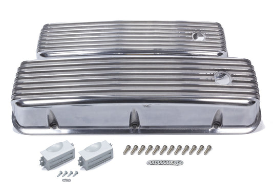 Mr. Gasket Valve Cover Set Finned Style BBC 6859G