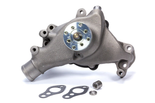 Mr. Gasket Water Pump SBC Long, Natural Finish 7012NG
