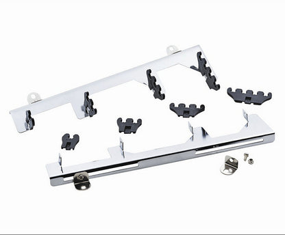 Mr. Gasket Spark Plug Wire Loom Chrome Wire Divider Set 9870