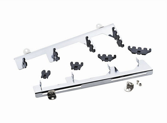 Mr. Gasket Spark Plug Wire Loom Chrome Wire Divider Set 9870