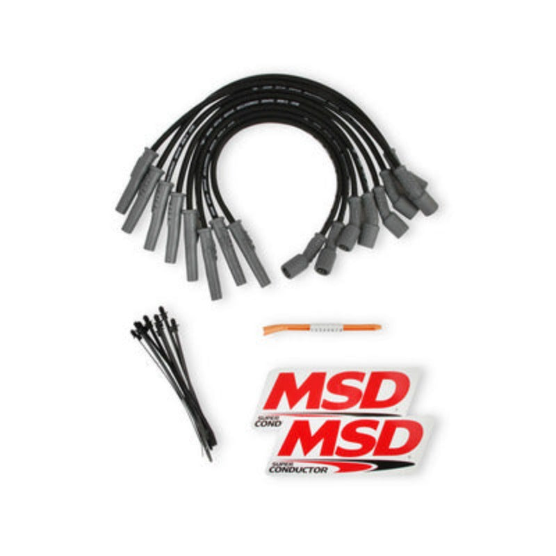 MSD 8.5mm Plug Wire Set Ford Raptor 10-15 6.2L Black 31633