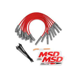 MSD 8.5mm Plug Wire Set Ford Raptor 10-15 6.2L Red 31639