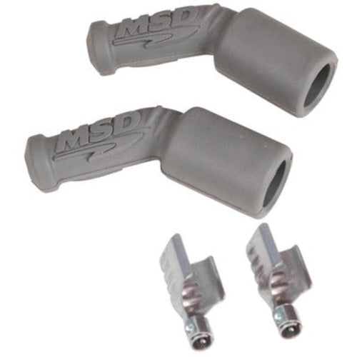 MSD 45 Degree Plug Boots & Terminals - LS1 (2pk) 3304