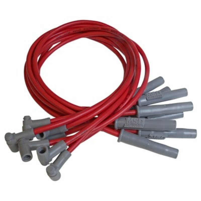 MSD 8.5mm Spark Plug Wire Set - Red 35859