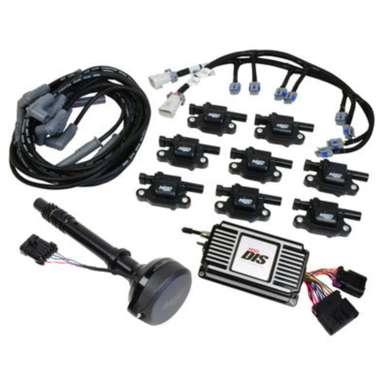 MSD DIS Ignition Kit - Black SBC/BBC 601513