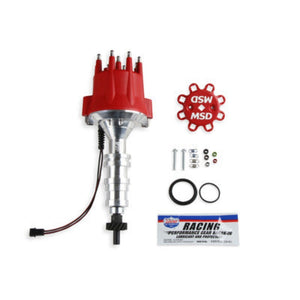 MSD Billet Distributor BBF FE w/Steel Gear 85941