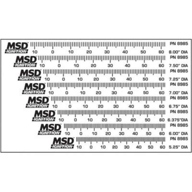 MSD Timing Tape Kit - Universal 8985