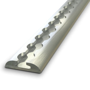 Mac's VersaTie Aluminum Track 8 Ft - Surface Mount, Wide Contour (Series 3)