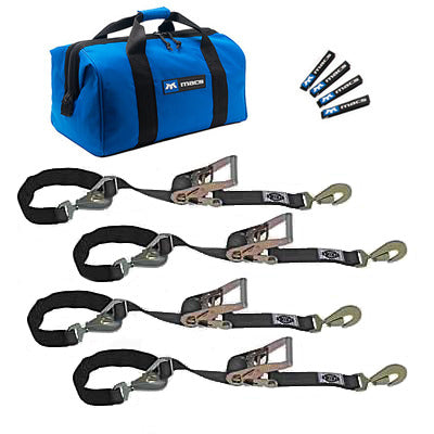 Mac's Super Pack Tie Down Kit with Integrated Axle Straps - 8 Ft/Sewn