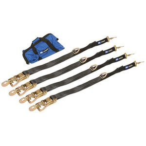 Mac's Super Pack Tie Down Kit with Integrated Axle Straps - 8 Ft/Direct Hook
