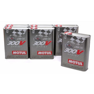 Motul 300V Sprint Racing Oil 0W15 - Set of 6
