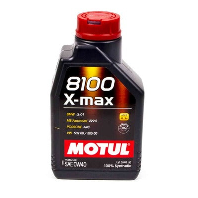 Motul 8100 X-max Synthetic Motor Oil 0W40 