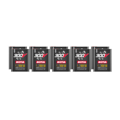 Motul 300V Synthetic Competition Motor Oil 15W50 110860 (case of 10)