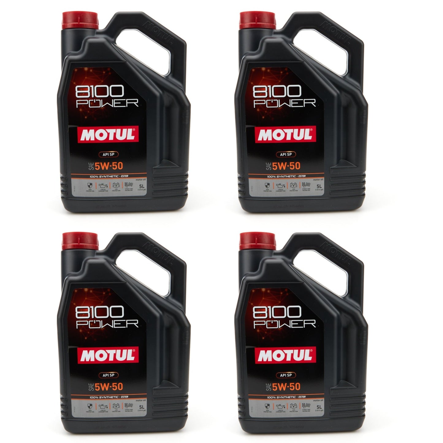 Motul 8100 Sport Power 5W-50 Case 4 x 5 Liter
