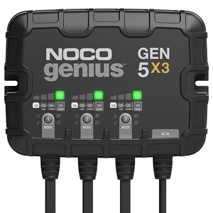 NOCO Battery Charger 3-Bank 15 Amp Onboard