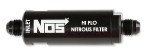 NOS Nitrous Oxide 6AN  Hi-Flo Nitrous Filter - Black 15556NOS